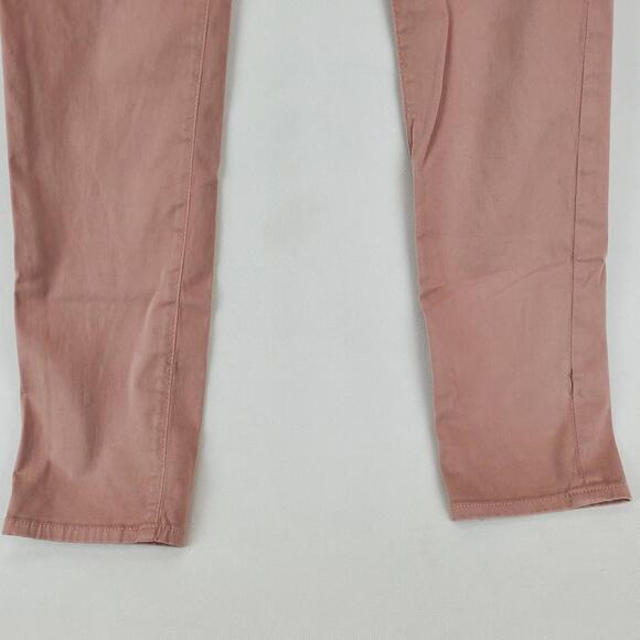 AG Adriano Goldschmied Y2K The Stilt Cigarette Leg Pants Blush Pink Size 26 - Picture 12 of 14